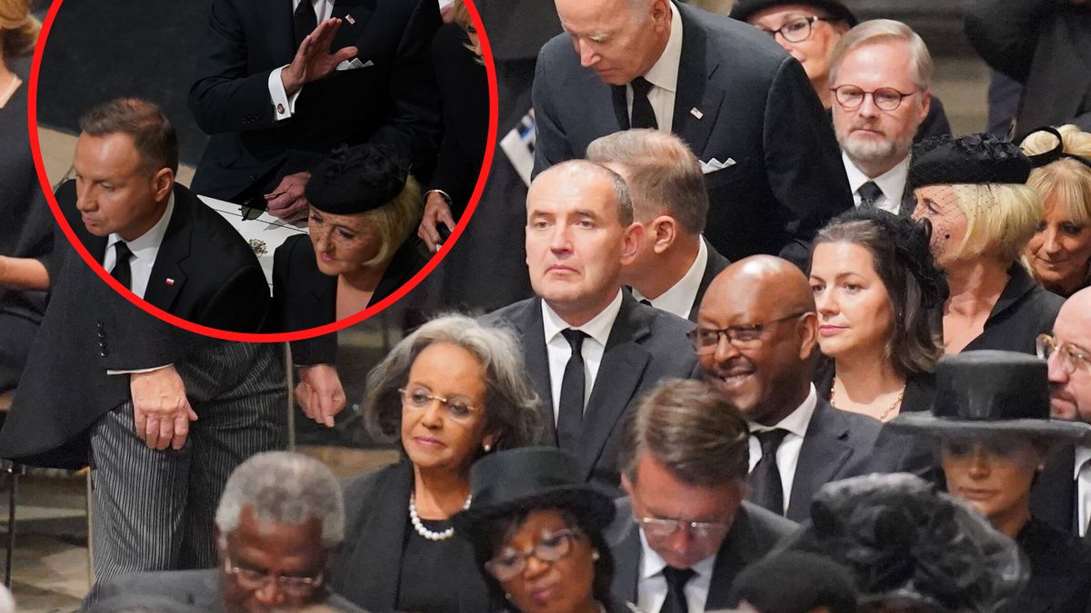 Andrzej Duda siedział przed Joe Bidenem