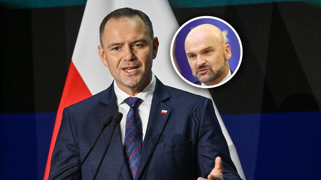 Karol Nawrocki i Rafał Brzoska (w kółku)