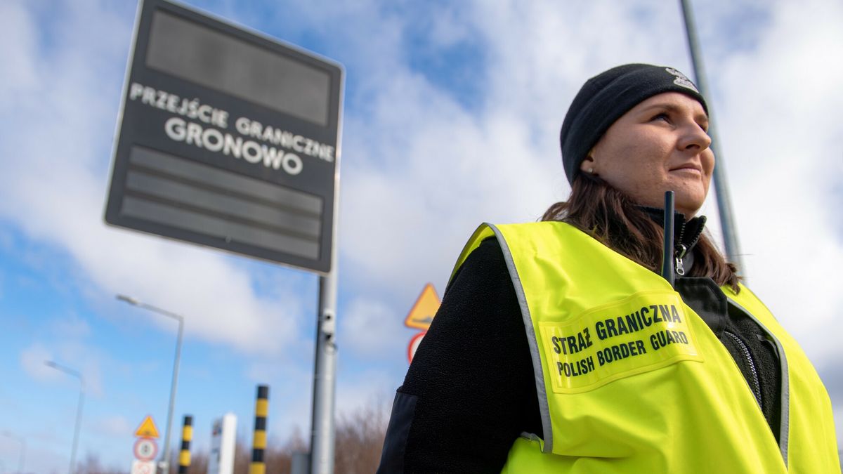 Przejście graniczne z Rosją w Gronowie.
