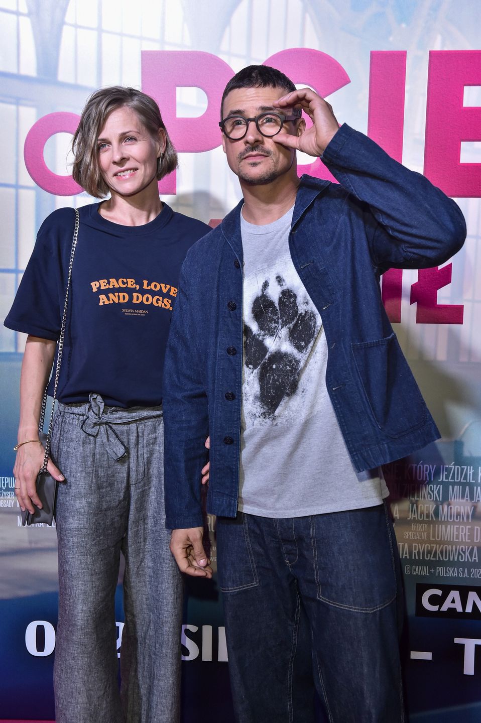Mateusz Damięcki zabrał żonę na premierę filmu