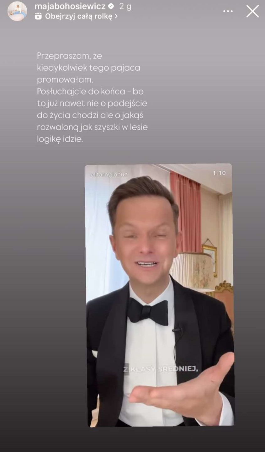 Maja Bohosiewicz ostro o Elitarnym Łobuzie