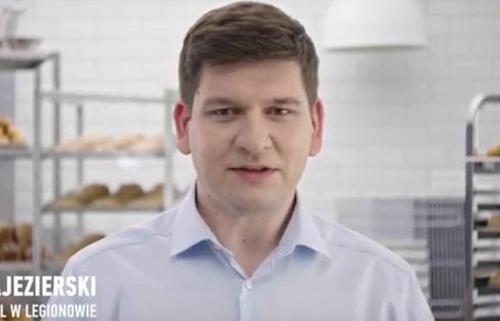 Szef piekarni Nowel promuje pieczywo „Chrupiące z pieca” w Lidlu (wideo)