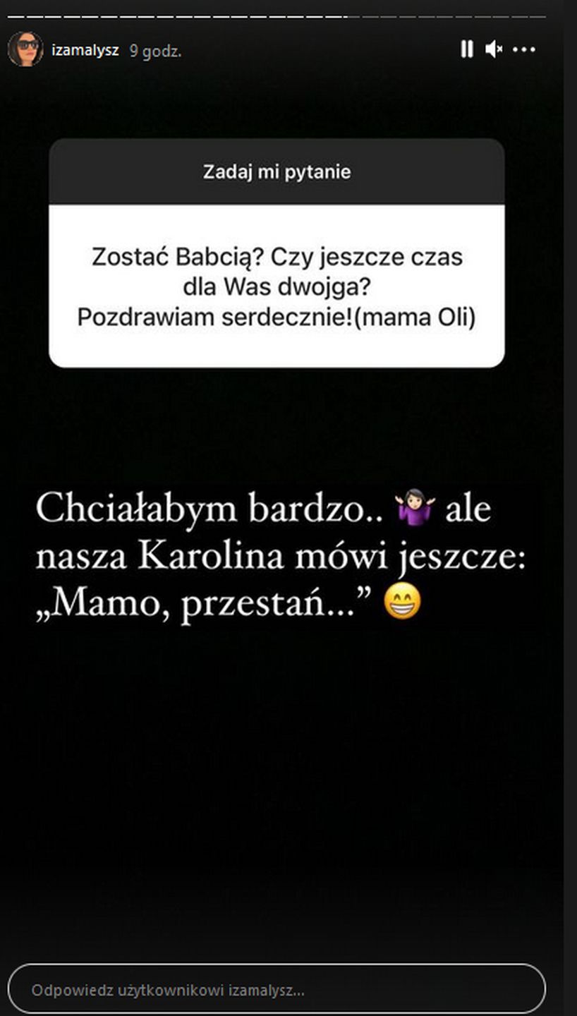 Izabela Małysz marzy o wnukach