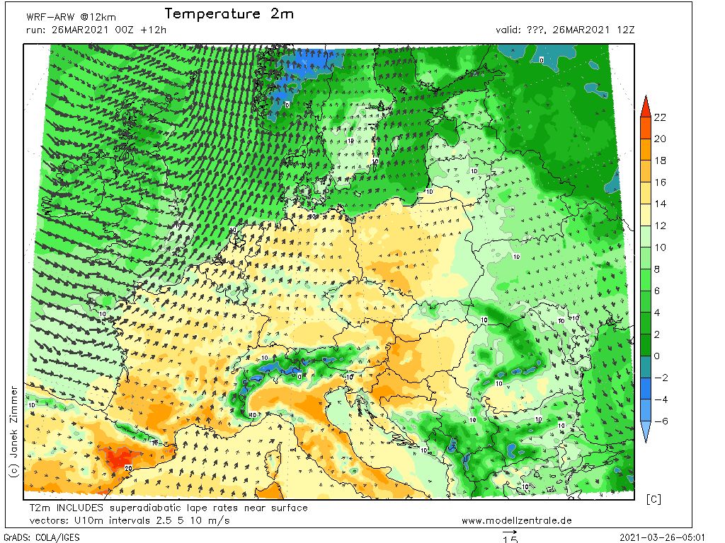 Prognoza temperatur na piątek
