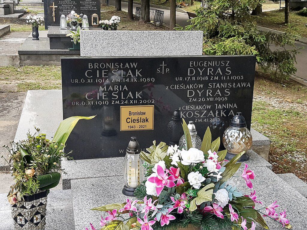 Grób Bronisława Cieślaka