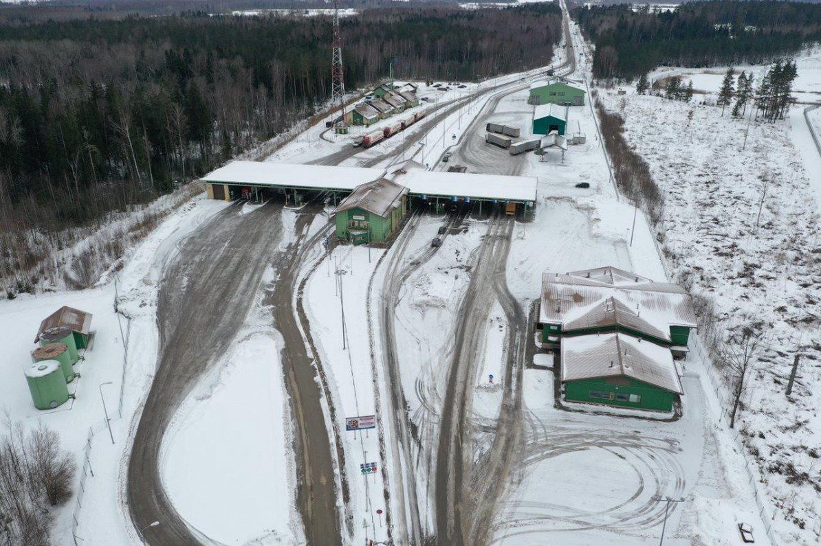 Latvia's border with Russia