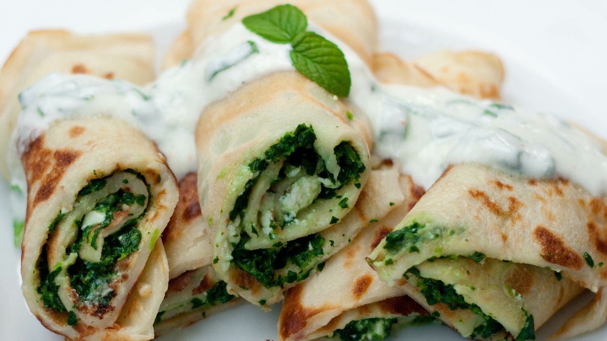 Grecki ser idealnie sprawdza się do naleśników