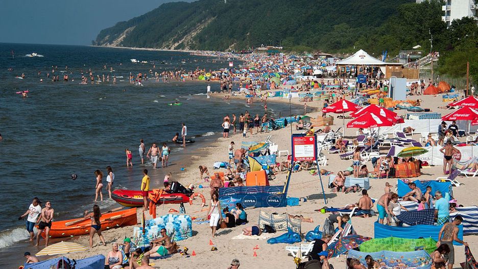 Plaża w Międzyzdrojach