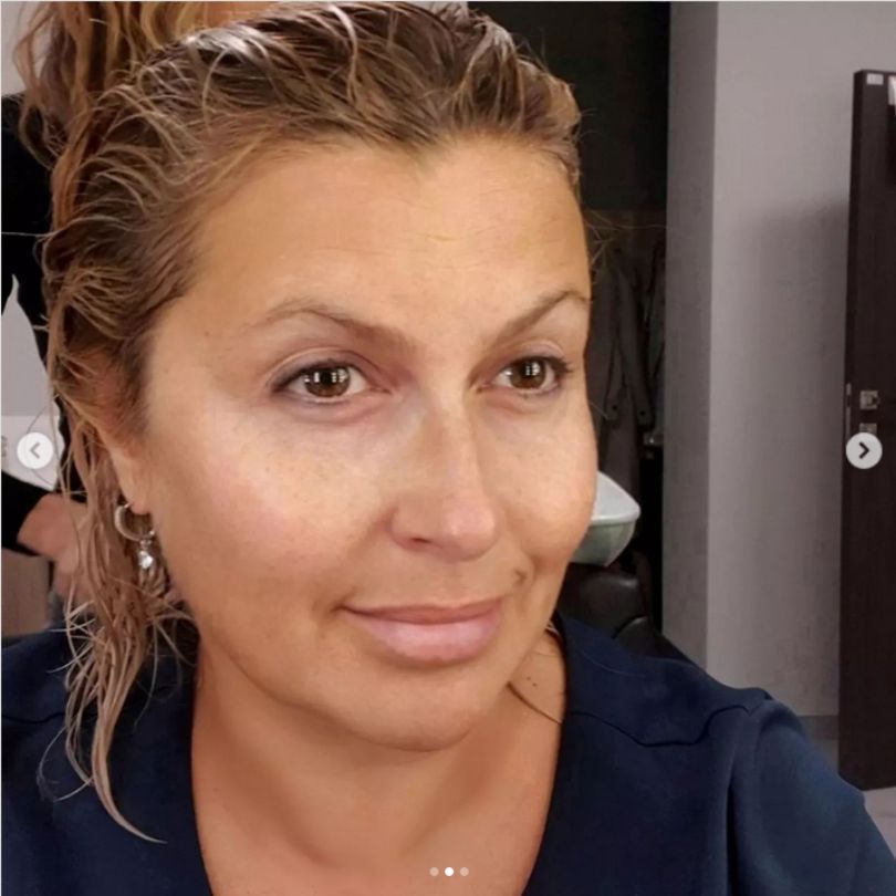 Katarzyna Skrzynecka pozuje bez makijażu