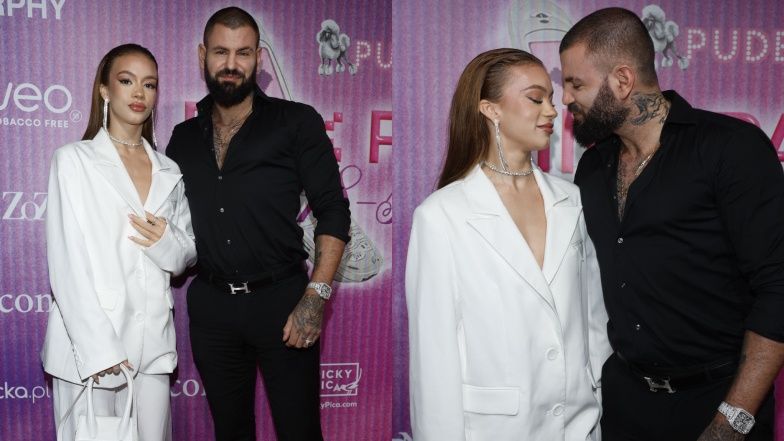 Wojciech Gola i Sofi na gali Pudelek Pink Party