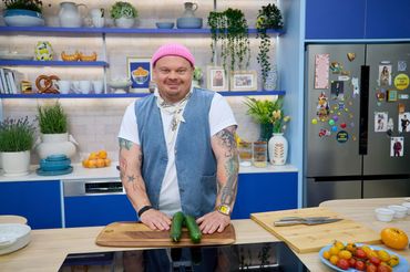 Jurek Sobieniak, autor kulinarnego cyklu "Smak na każdą kieszeń"