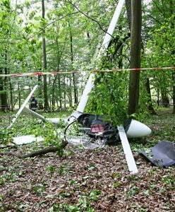 Wielkopolska. Szybowiec rozbił się w lesie. Za sterami 60-letnia kobieta