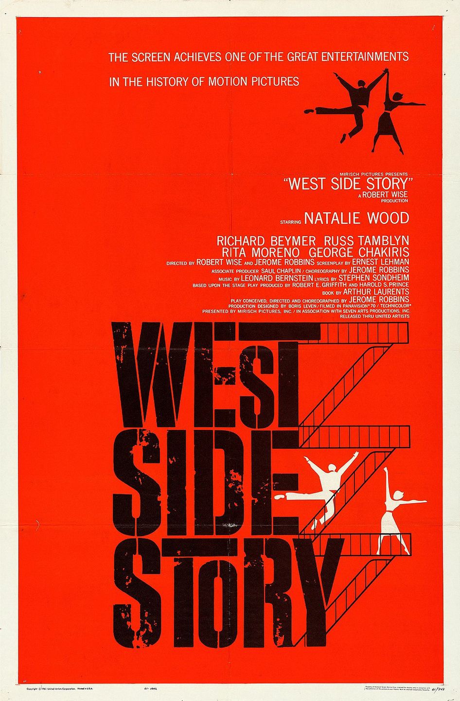 Plakat do "West Side Story" stworzony przez Joe Caroffa