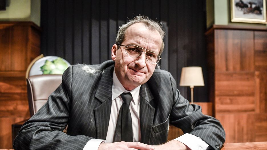 spektakl teatralny, Ucho Prezesa czyli SCHEDA, "Ucho Prezesa czyli SCHEDA" - próba medialna, Robert Górski