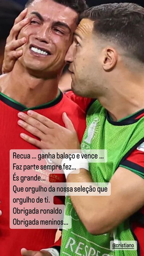 Siostra Ronaldo zareagowała na jego łzy