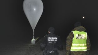 Towar przyleciał z Białorusi balonami. Odbiorcy zostali aresztowani