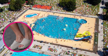 Fala kradzieży na warszawskich basenach. Znikają modne i bardzo drogie klapki