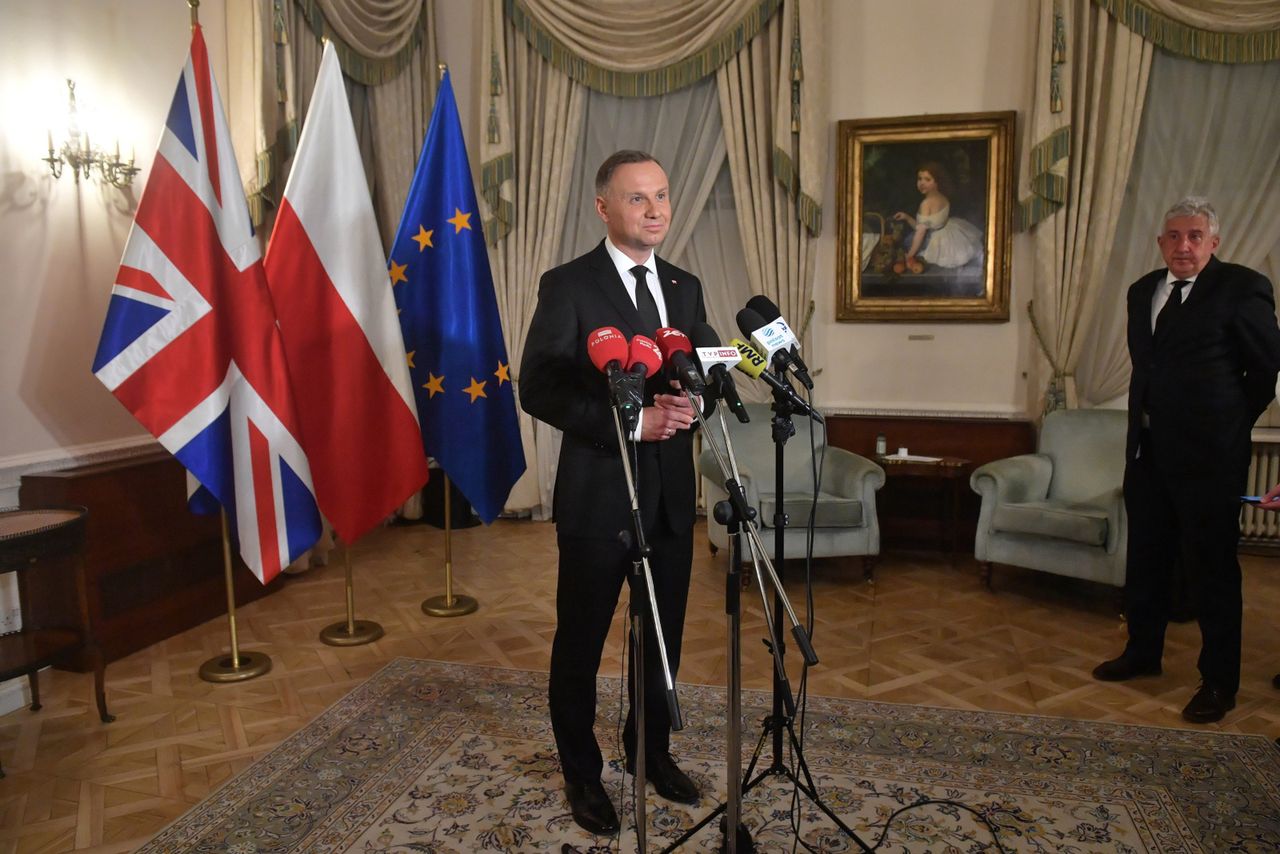 Andrzej Duda w Londynie