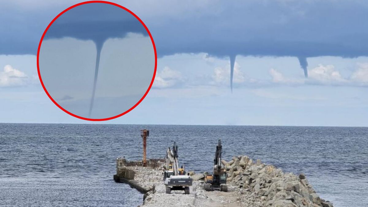 Trąby wodne na Bałtyku