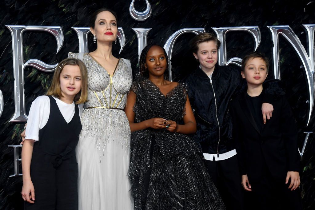 Angelina Jolie z dziećmi