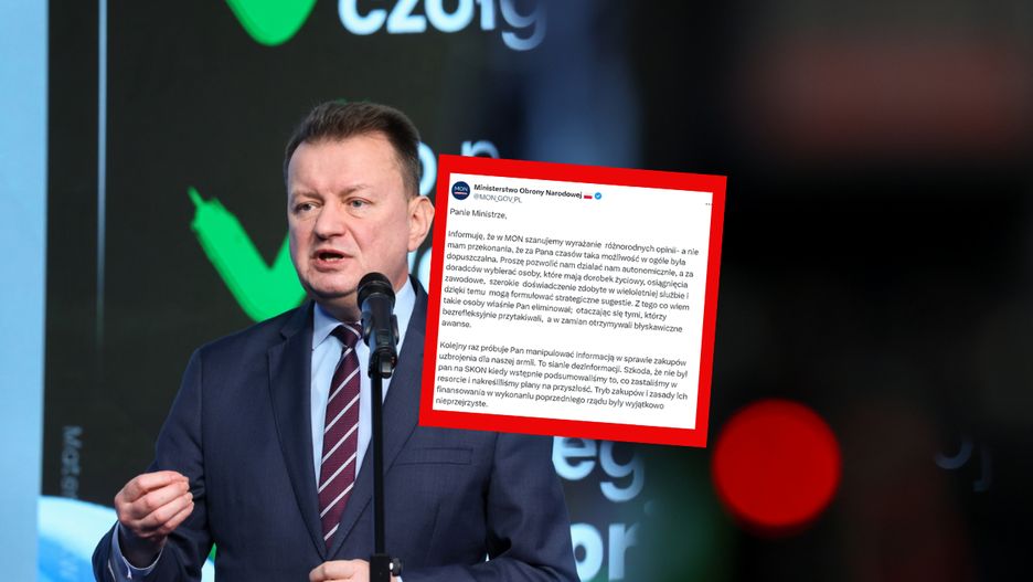 MON odpowiada Błaszczakowi
