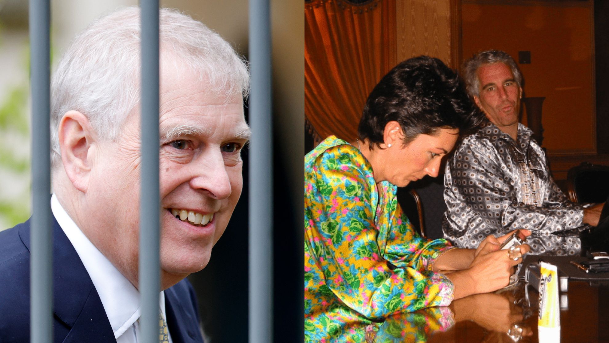Andrzej, Ghislaine Maxwell i Jeffrey Epstein
