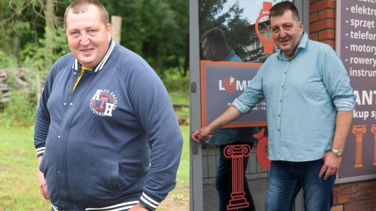 Adam Kraśko przed i po metamorfozie