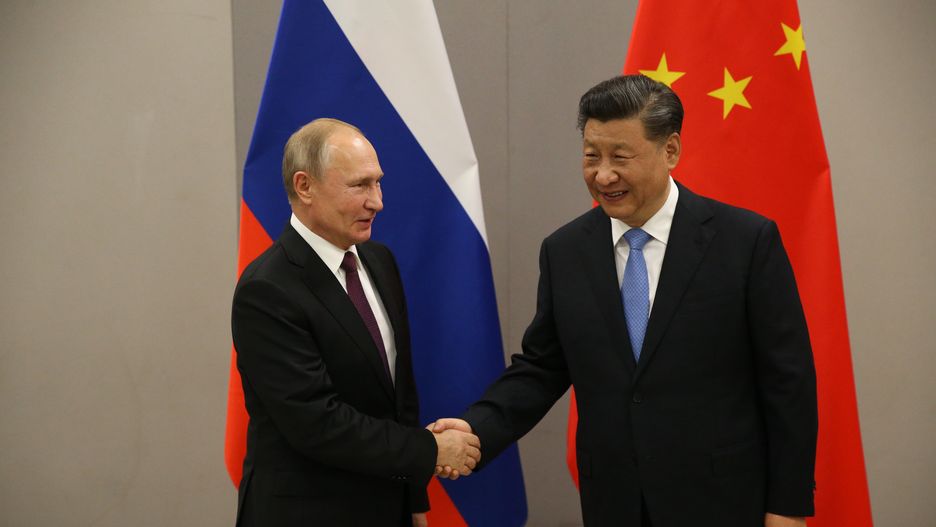 Spotkanie Władimira Putina i Xi Jinpinga.