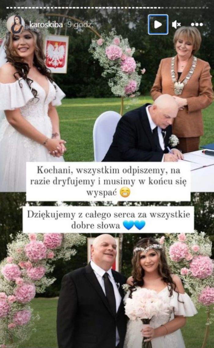 Skiba i Karolina Kempińska są już po ślubie
