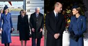 Książę William i księżna Kate w fikuśnym fascynatorze witają prezydenta Niemiec. Klasa? (ZDJĘCIA)