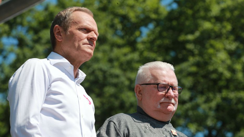Marsz 4 czerwca
04.06.2023 Warszawa Marsz Wolnosci 4 czerwca fot. Rafal Gaglewski/REPORTER
n/z: Donald Tusk, Lech Walesa
Rafal Gaglewski/REPORTER