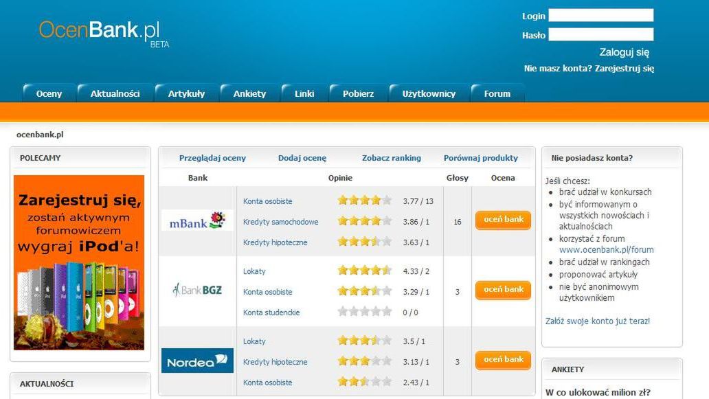 Pomoc przy wyborze banku 1