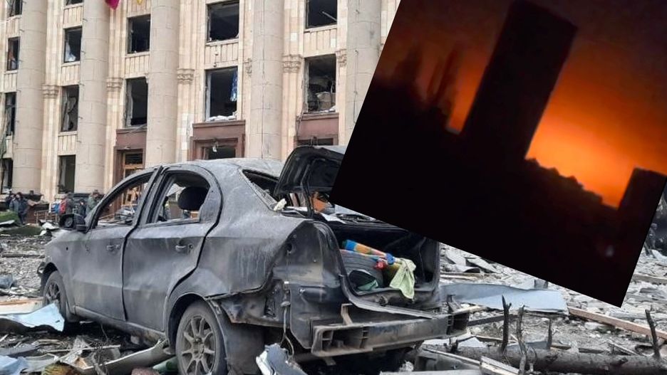 Wojna na Ukrainie. Rosja ponownie ostrzeliwuje Charków 