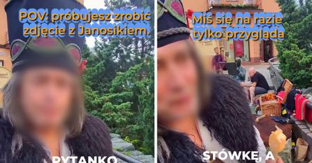 Janosik jak chytry miś z Krupówek. "Praśnij stówkę"