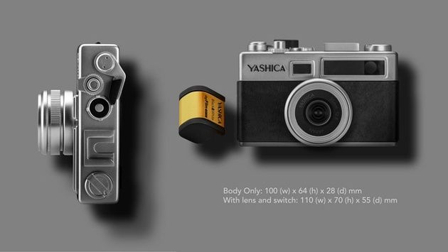 Yashica Y35 digiFilm widok przód góra