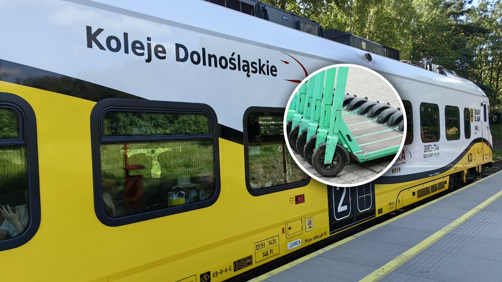 Koleje Dolnośląskie sprawdzają hulajnogi