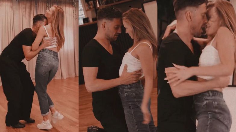 Gorący trening Kaczorowskiej i Rogacewicza