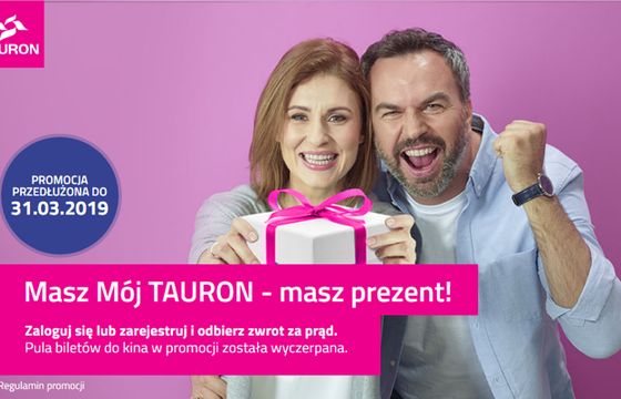 Tauron reklamuje serwis internetowy dla klientów
