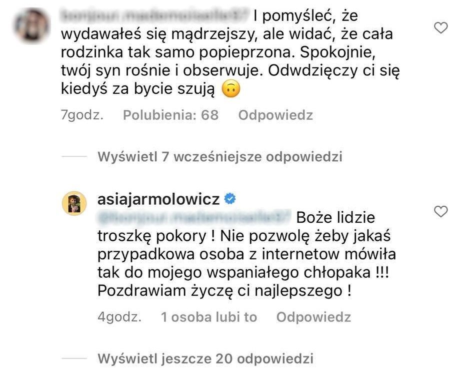 Joanna Jarmołowicz broni krytykowanego w sieci Jana Królikowskiego