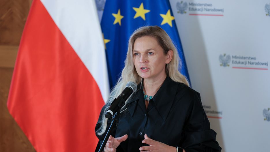 Barbara Nowacka
Warszawa, 05.08.2024. Minister edukacji Barbara Nowacka na konferencji prasowej "Og�oszenie wynik�w naboru do Zespo�u ds. wsp�pracy z organizacjami pozarz�dowymi", 5 bm. w siedzibie resortu w Warszawie. (aldg) PAP/Pawe� Supernak
Pawe� Supernak
ds. wsp�pracy z organizacjami pozarz�dowymi, edukacji, edukacji narodowej, konferencja, MEN, minister, polityk polityka, prasowa, wyniki naboru, zesp�, ministra