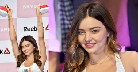 Miranda Kerr sprzedaje buty...