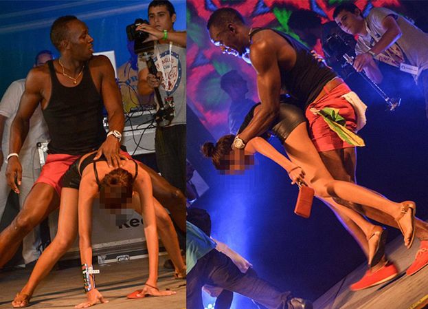 Usain Bolt stracił kontrakt! ZA "KOPULACJĘ" NA SCENIE! (ZDJĘCIA)