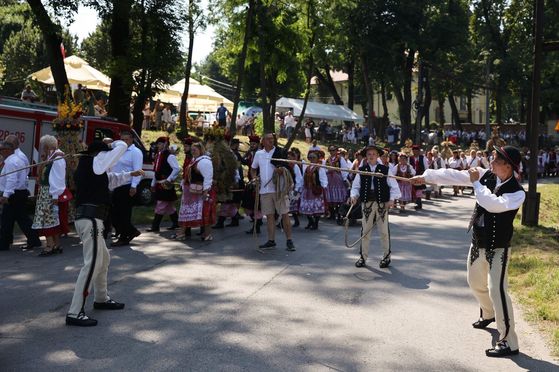 Nowohuckie dożynki w Pleszowie