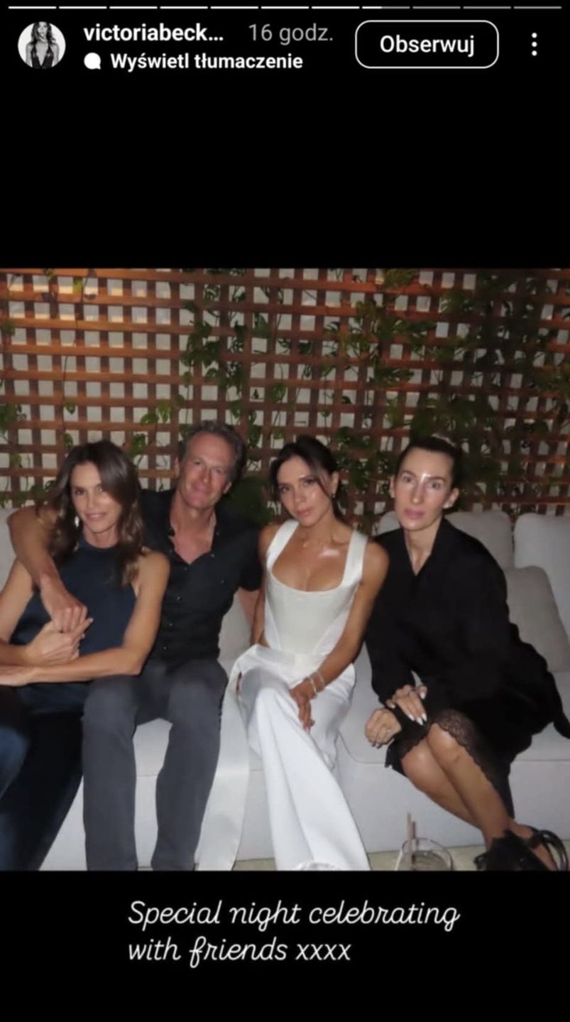 Victoria Beckham z przyjaciółmi
