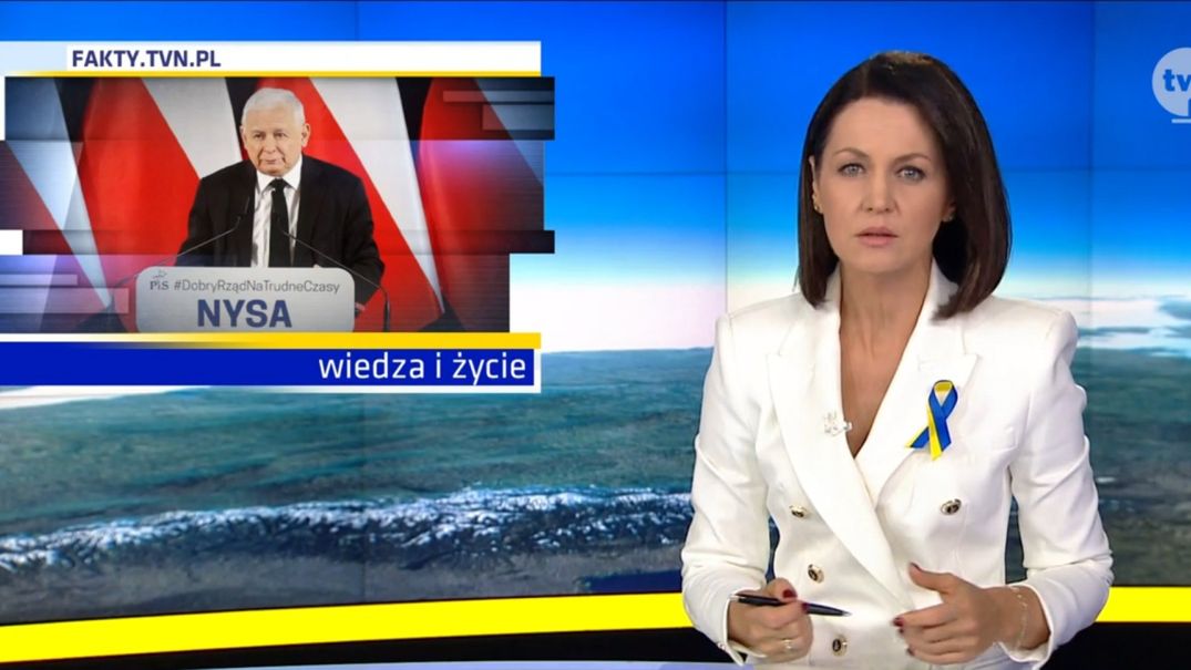 "Fakty" TVP wytknęły Jarosławowi Kaczyńskiemu gruby nietakt