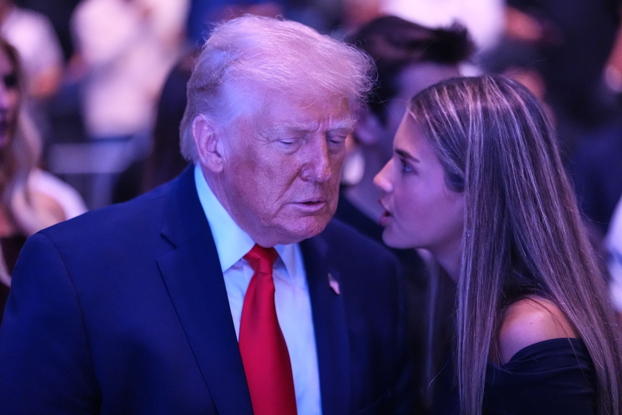 Donald Trump i wnuczka Kai Trump