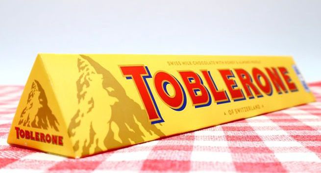 Toblerone musi usunąć górski szczyt z opakowań