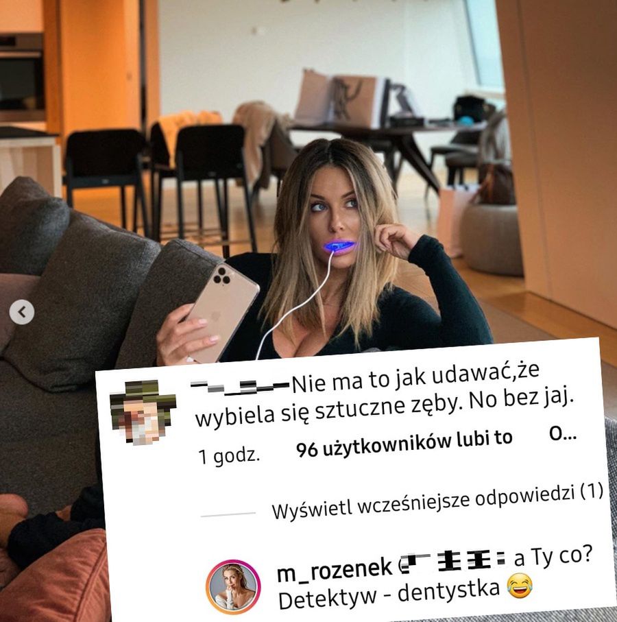 Małgorzata Rozenek reklamuje aparat do wybielania zębów