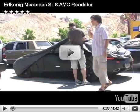 Parada zamaskowanych Mercedesów SLS AMG[wideo]