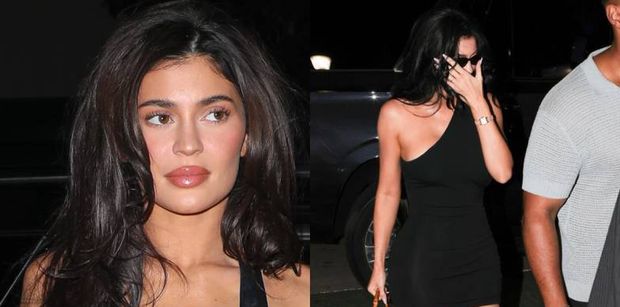 Kylie Jenner podkreśla kształtne pośladki w prześwitującej mini. Rakieta?
